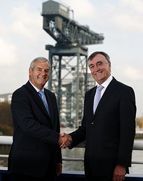 Sir Robert Smith with John Scott