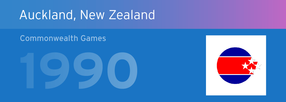 Auckland 1990 Banner